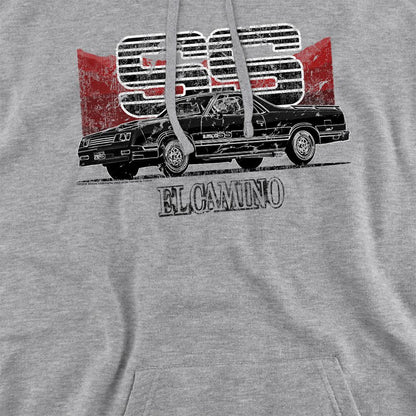 Athletic Heather - Side - Chevrolet Unisex Adult El Camino Mountain Hoodie