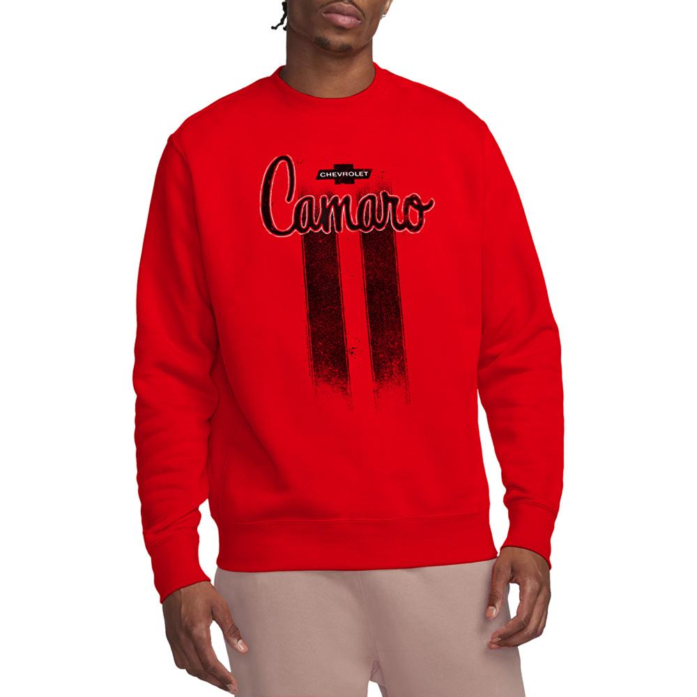 Red - Lifestyle - Chevrolet Unisex Adult Camaro Stripes Sweatshirt