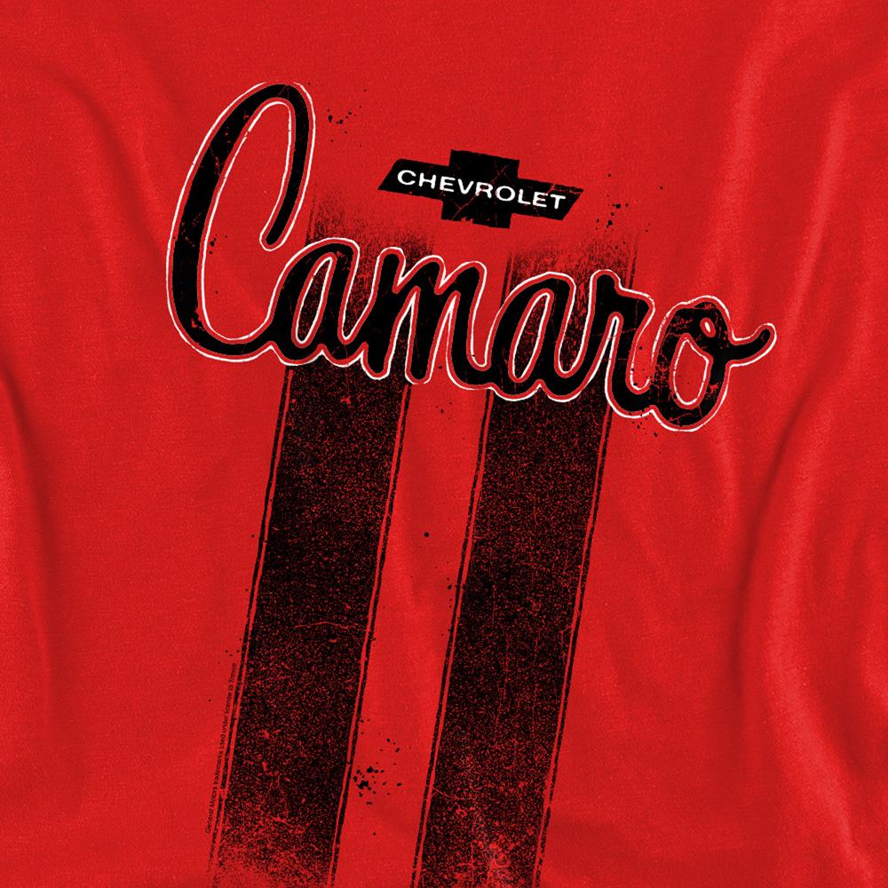 Red - Side - Chevrolet Unisex Adult Camaro Stripes Sweatshirt