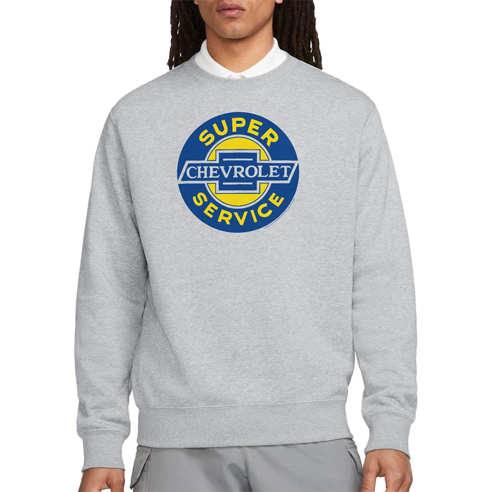 Athletic Heather - Lifestyle - Chevrolet Unisex Adult Super Service Heather Sweatshirt