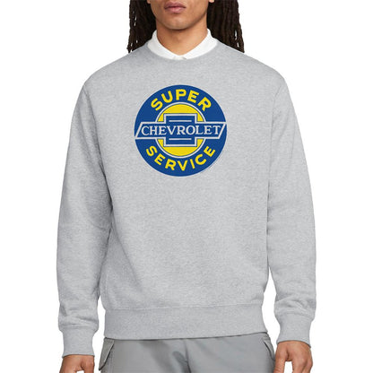 Athletic Heather - Lifestyle - Chevrolet Unisex Adult Super Service Heather Sweatshirt