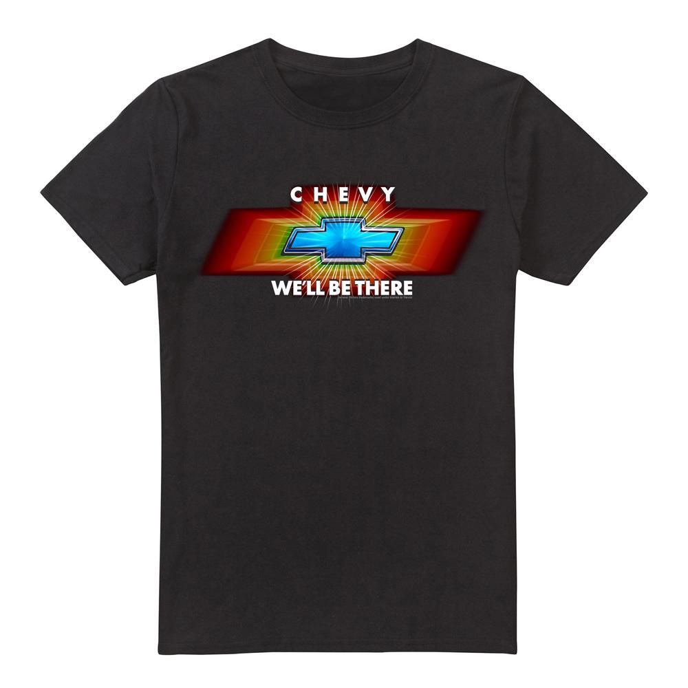 Black - Front - Chevrolet Unisex Adult Well Be There TV Spot T-Shirt