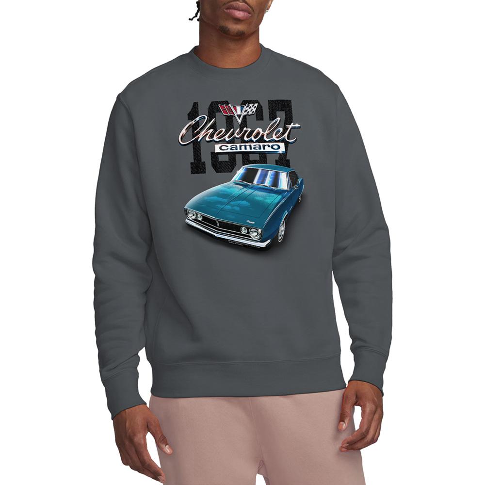Charcoal - Lifestyle - Chevrolet Unisex Adult Classic Camaro Sweatshirt
