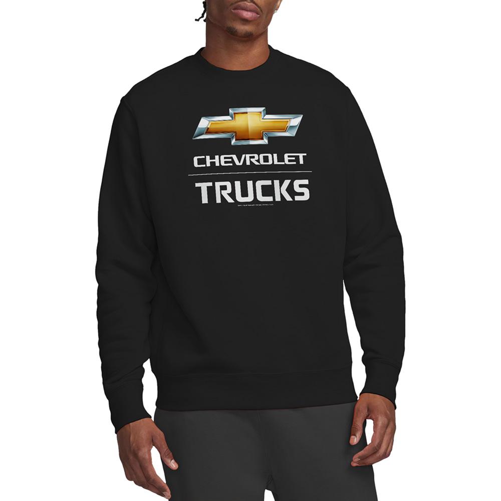 Black - Lifestyle - Chevrolet Unisex Adult Trucks Sweatshirt