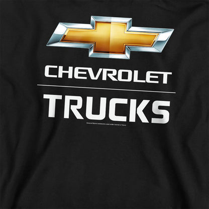 Black - Side - Chevrolet Unisex Adult Trucks Sweatshirt