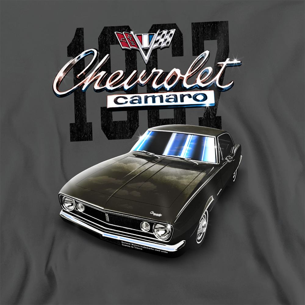 Charcoal - Side - Chevrolet Unisex Adult Classic Camaro Sweatshirt