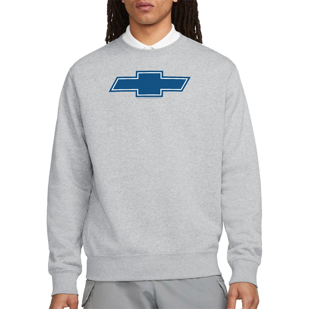 Athletic Heather - Back - Chevrolet Unisex Adult Bow Tie Sweatshirt