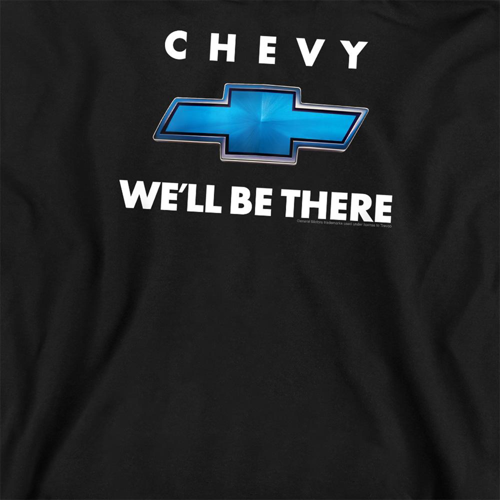 Black - Side - Chevrolet Unisex Adult Well Be There Sweatshirt