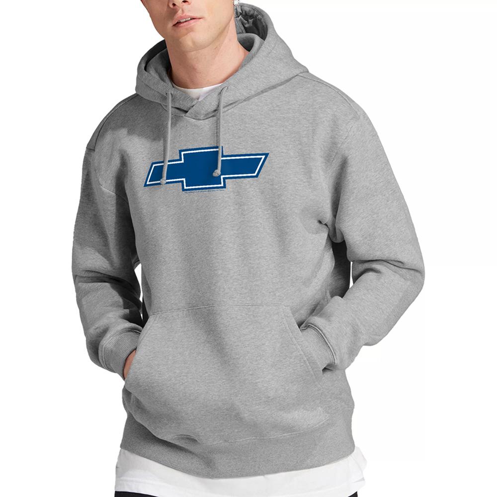Athletic Heather - Back - Chevrolet Unisex Adult Bow Tie Hoodie