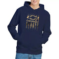 Navy - Lifestyle - Chevrolet Unisex Adult Camo Flag Hoodie