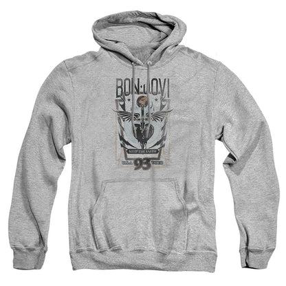 Athletic Heather - Front - Bon Jovi Unisex Adult Keep The Faith Heather Hoodie