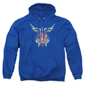 Royal Blue - Front - Bon Jovi Unisex Adult Daggered Hoodie