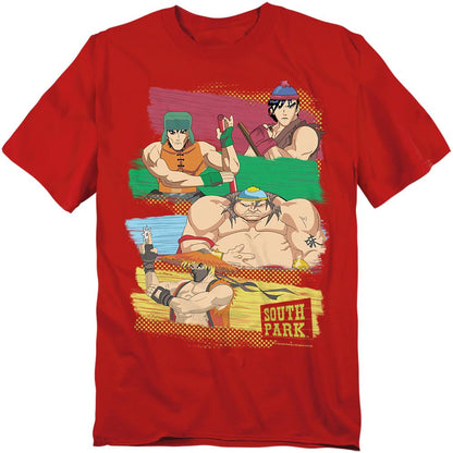 Red - Front - South Park Unisex Adult Anime T-Shirt