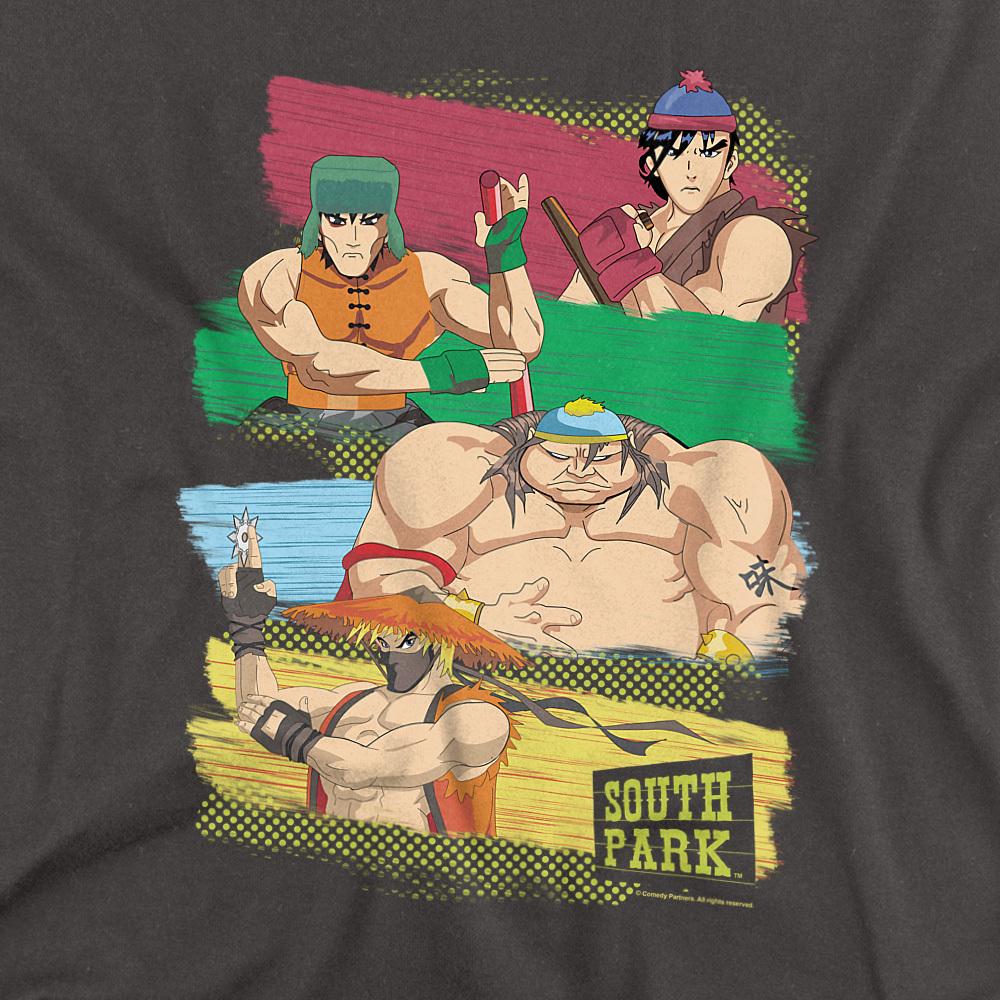 Charcoal - Back - South Park Unisex Adult Anime T-Shirt
