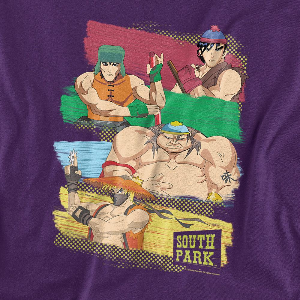 Purple - Side - South Park Unisex Adult Anime T-Shirt