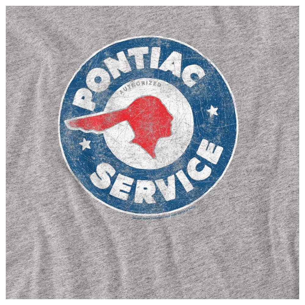 Amber Heather - Side - Pontiac Unisex Adult Service Vintage Long-Sleeved T-Shirt