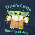 Navy - Back - Star Wars Boys Bounty Of Joy Grogu T-Shirt