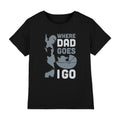 Black - Lifestyle - Star Wars Boys Where Dad Goes I Go T-Shirt