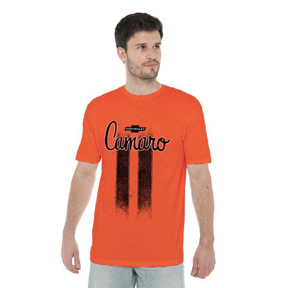 Orange - Lifestyle - Chevrolet Unisex Adult Camaro Stripes T-Shirt