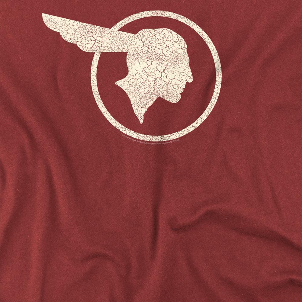 Cardinal - Side - Pontiac Unisex Adult Old Chief Logo T-Shirt