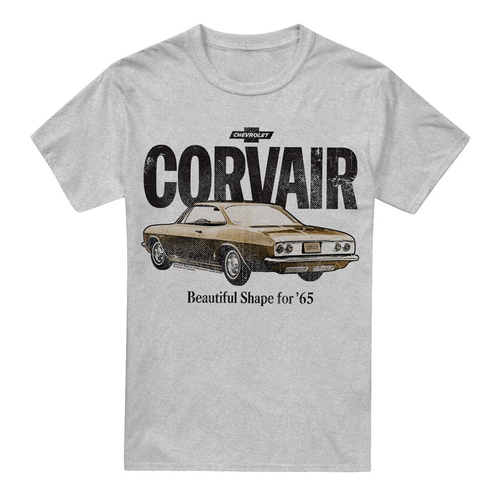 Athletic Heather - Front - Chevrolet Unisex Adult Corvair Retro T-Shirt
