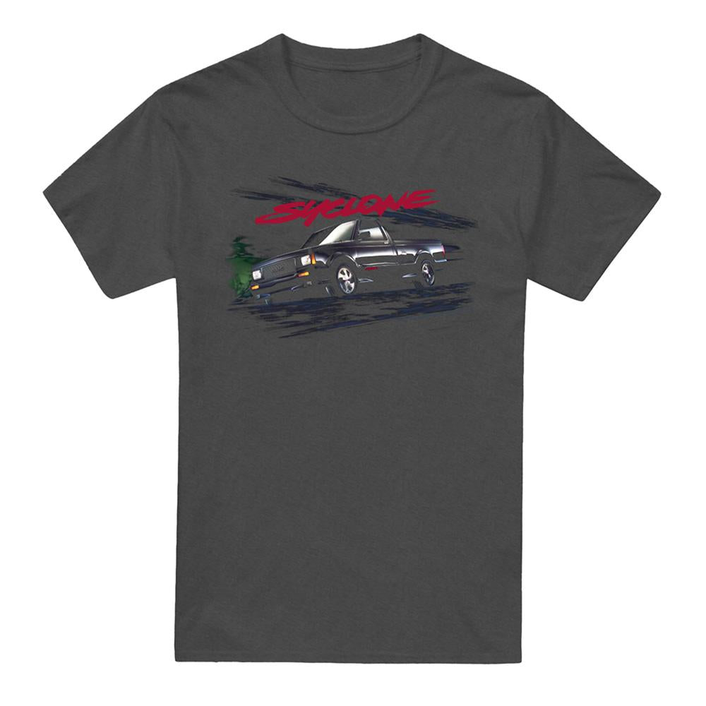 Charcoal - Front - GMC Unisex Adult Syclone Heather T-Shirt