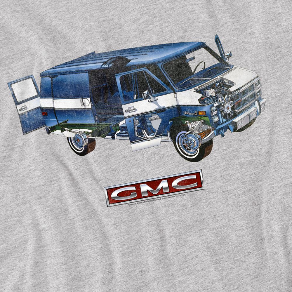 Athletic Heather - Side - GMC Unisex Adult Van Heather T-Shirt
