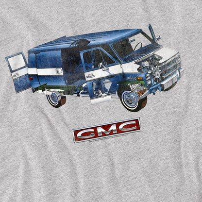 Athletic Heather - Side - GMC Unisex Adult Van Heather T-Shirt