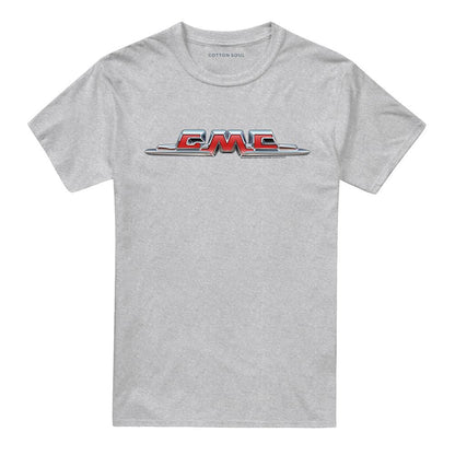 Athletic Heather - Front - GMC Unisex Adult Chrome Logo Heather T-Shirt