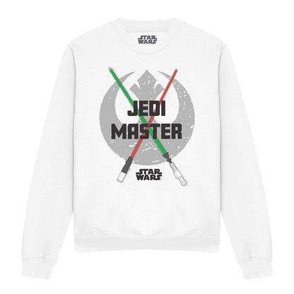 White - Lifestyle - Star Wars Unisex Adult Jedi Master Dad Lightsaber Sweatshirt
