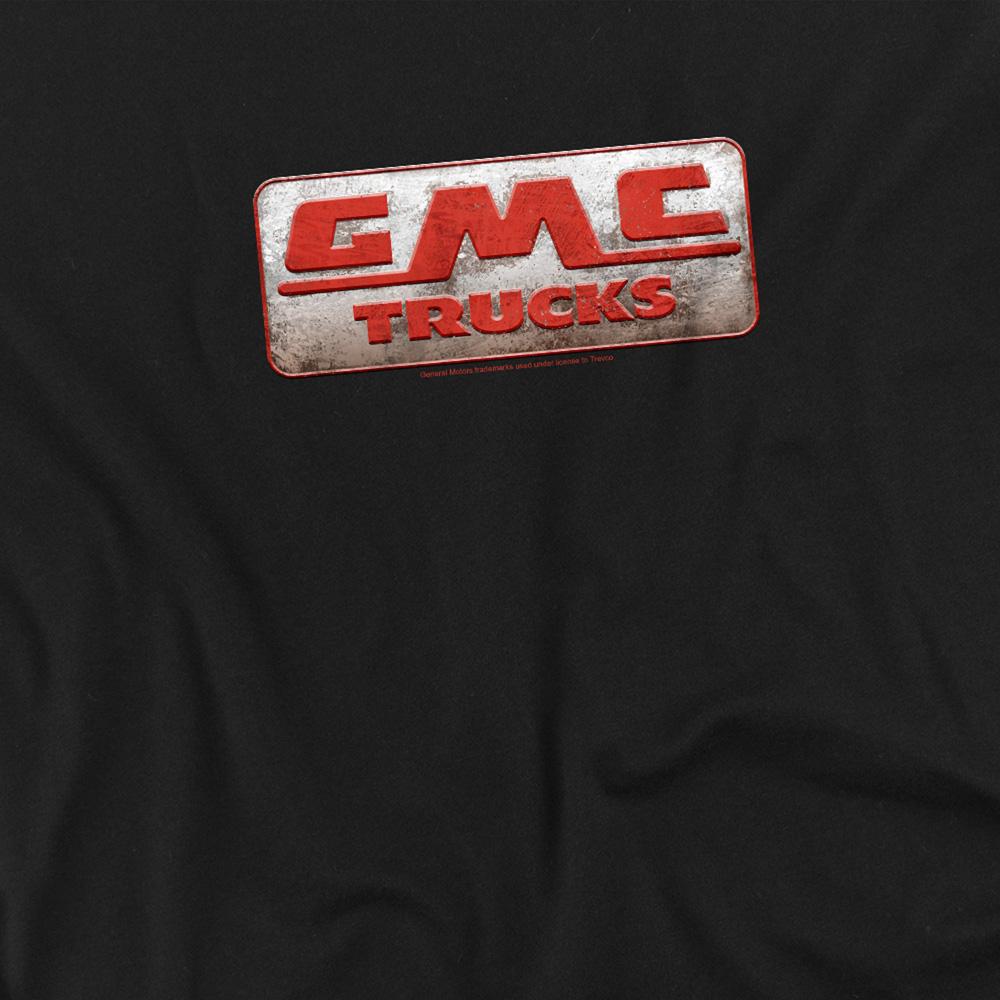 Black - Side - GMC Unisex Adult Beat Up 1959 Logo T-Shirt