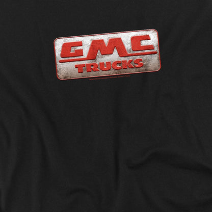 Black - Side - GMC Unisex Adult Beat Up 1959 Logo T-Shirt