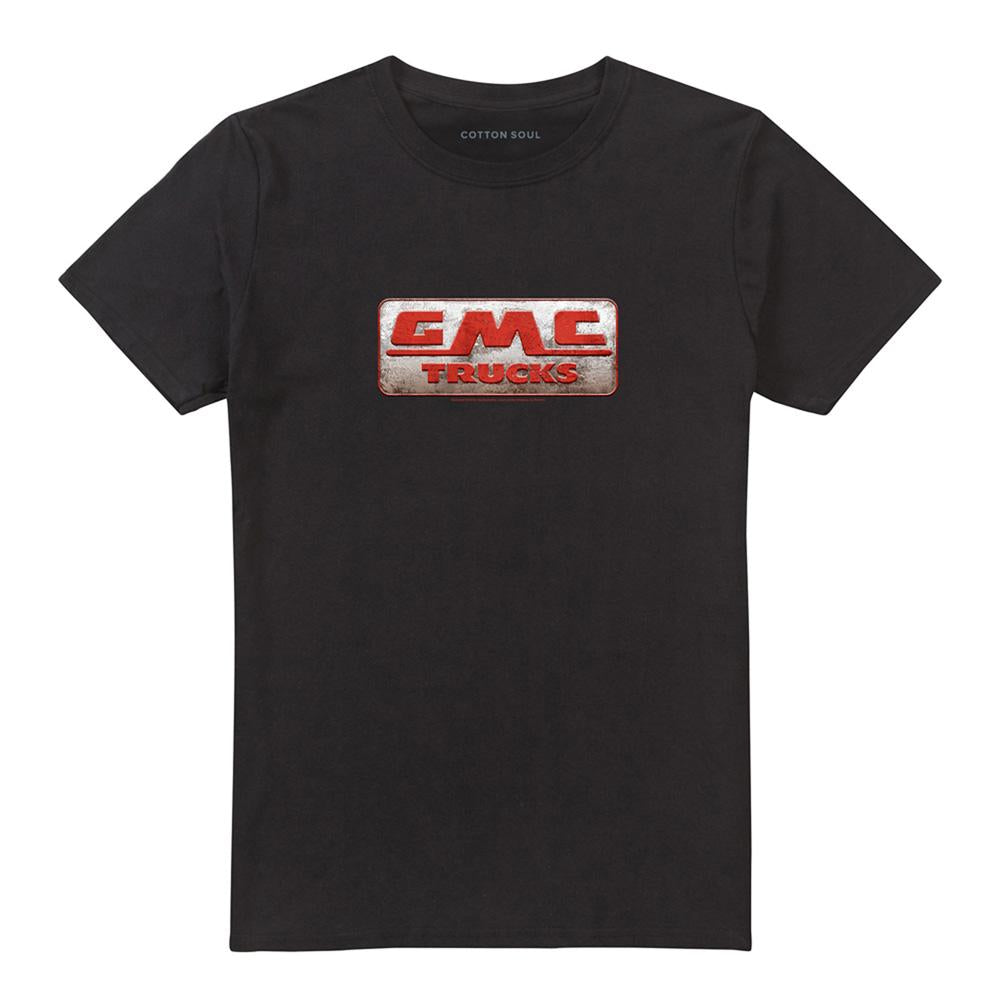 Black - Front - GMC Unisex Adult Beat Up 1959 Logo T-Shirt