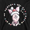 Athletic Heather - Back - Winnie the Pooh Childrens-Kids Warmest Christmas Wishes Piglet Heather Hoodie