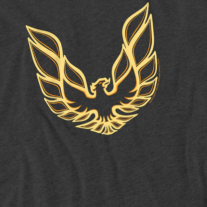 Charcoal - Lifestyle - Pontiac Unisex Adult Iconic Firebird T-Shirt