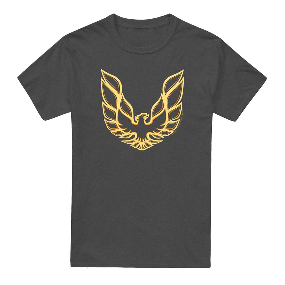 Charcoal - Front - Pontiac Unisex Adult Iconic Firebird T-Shirt