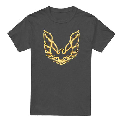 Charcoal - Front - Pontiac Unisex Adult Iconic Firebird T-Shirt