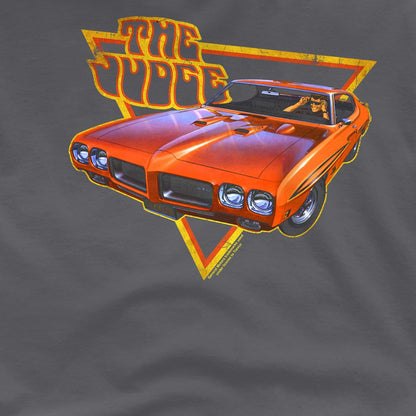 Charcoal - Side - Pontiac Unisex Adult Judged T-Shirt