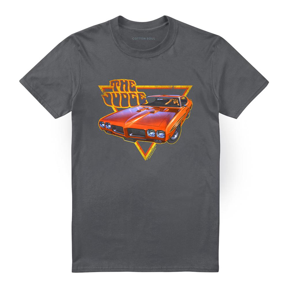 Charcoal - Front - Pontiac Unisex Adult Judged T-Shirt