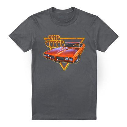 Charcoal - Front - Pontiac Unisex Adult Judged T-Shirt