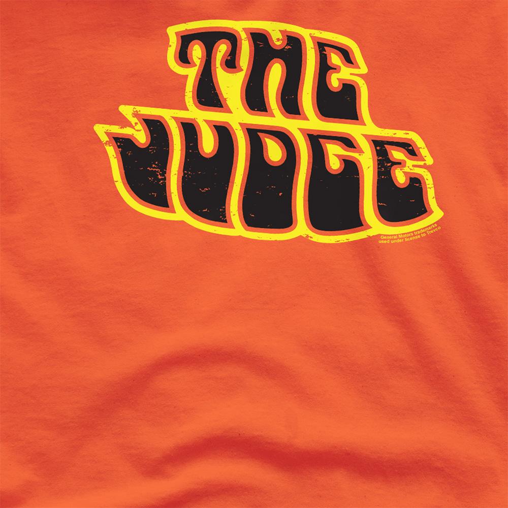 Orange - Side - Pontiac Unisex Adult Judge Logo T-Shirt