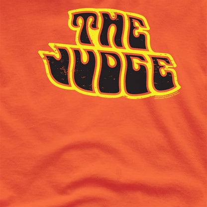 Orange - Side - Pontiac Unisex Adult Judge Logo T-Shirt