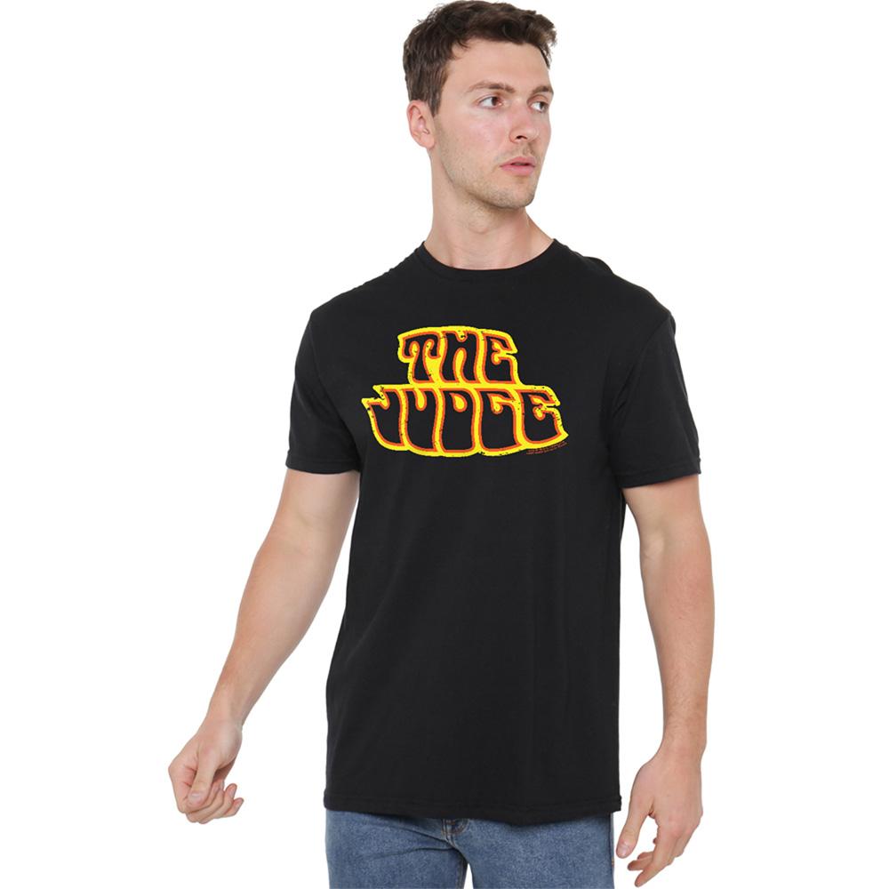 Black - Back - Pontiac Unisex Adult Judge Logo T-Shirt