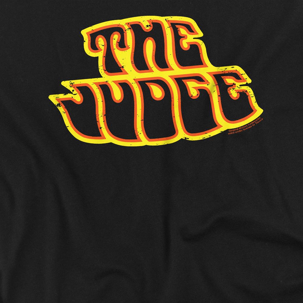 Black - Side - Pontiac Unisex Adult Judge Logo T-Shirt
