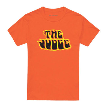 Orange - Front - Pontiac Unisex Adult Judge Logo T-Shirt