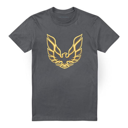 Charcoal - Front - Pontiac Unisex Adult Iconic Firebird T-Shirt