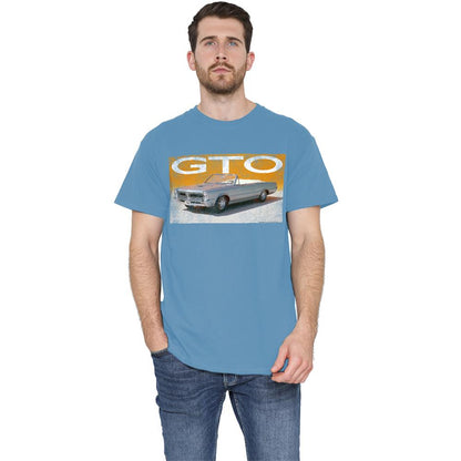 Carolina Blue - Back - Pontiac Unisex Adult GTO T-Shirt