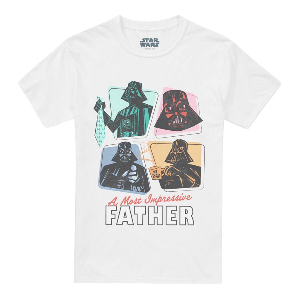 White - Lifestyle - Star Wars Unisex Adult A Most Impressive Father T-Shirt