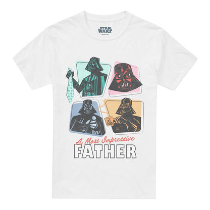 White - Lifestyle - Star Wars Unisex Adult A Most Impressive Father T-Shirt