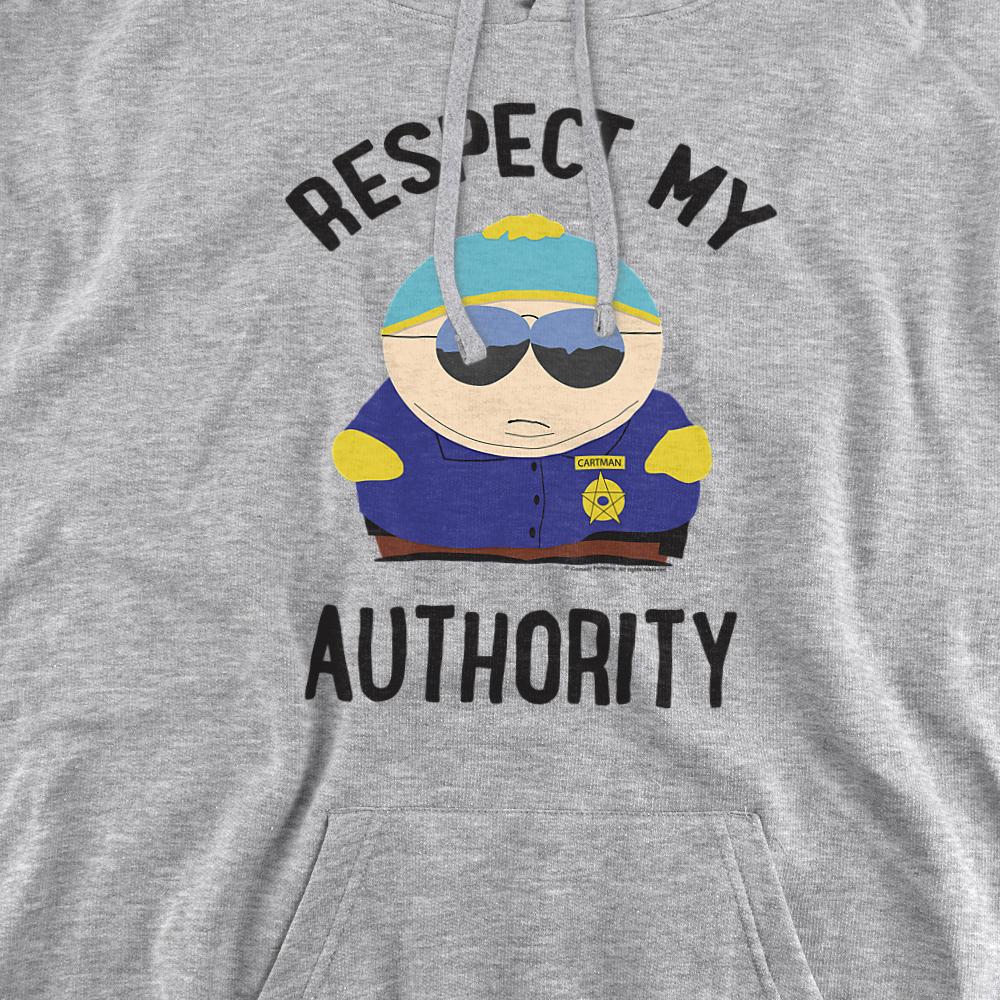 Athletic Heather - Back - South Park Unisex Adult Respect My Authority Hoodie